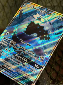 WISHIWASHI GX ~ Pokemon TCG: Sun & Moon GUARDIANS RISING FULL ART - Image 5