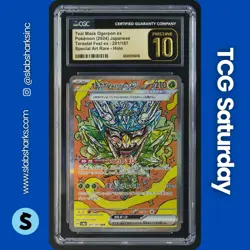 2024 POKEMON TERA. FEST JP TEAL MASK OGERPON EX SPECIAL ART RARE CGC PRISTINE 10 - Image 1
