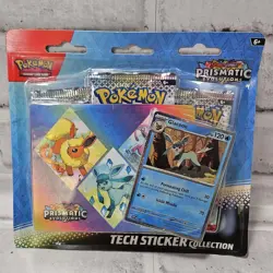 Pokemon TCG Scarlet Violet Prismatic Evolutions Tech Sticker Collection Glaceon - Image 1
