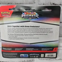 Pokemon TCG Scarlet Violet Prismatic Evolutions Tech Sticker Collection Glaceon - Image 2