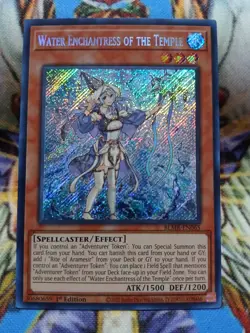 Yugioh Water Enchantress of the Temple Secret Rare BLMR-EN065 1st Ed NM - Image 1