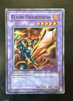 Flame Swordsman LOB-003 The Legend of Blue Eyes White Dragon Unlimited Holo - Image 1