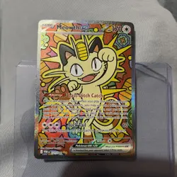 Meowth ex 121/088 ENGLISH Special Illustration Rare - Perfect Order SIR - Image 2
