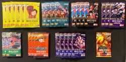 One Piece CCG - 28x Sealed Booster Card Pack OP07 08 09 OP10 OP13 OP14 PRB02+ - Image 1