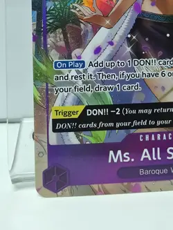 Ms. All Sunday (Alternate Art) OP04-064 One Piece Kingdoms of Intrigue Foil - Image 4