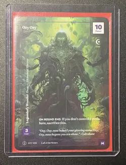 Wonders Of The First: Call Of The Stones “Ozy Ozy” 1st Edition Formless Foil - Image 1