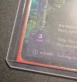 Wonders Of The First: Call Of The Stones “Ozy Ozy” 1st Edition Formless Foil - Image 5