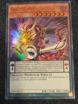 Yugioh Odd-Eyes Pendulum Dragon LEDD-ENC01 Ultra Rare 1st Edition NM - Image 1