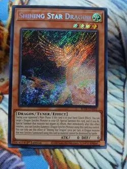 Yugioh Shining Star Dragon Secret Rare BLTR-EN002 1st Ed NM - Image 1