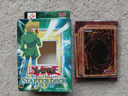 yugioh 1996 joey starter deck 1st edition, opened, manual, mat, good condition - Image 1