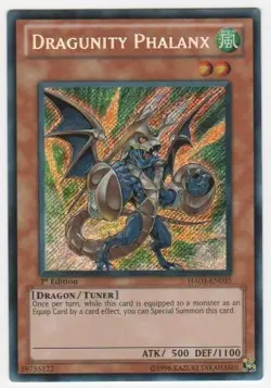 1x (EX) Dragunity Phalanx - HA03-EN035 - Secret Rare - Unlimited Edition YuGiOh - Image 1