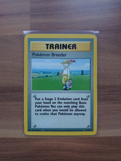 Pokemon Breeder 76 / 102, Rare, Base set , Unlimited, Trainer, Pokemon Card - Image 3