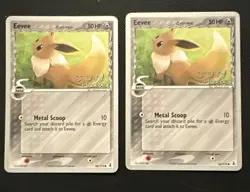 2x Eevee 68/113 Jun Hasebe World Championships Decks Pokemon Card - Image 1