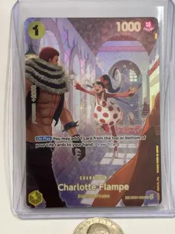 One Piece Charlotte Flampe EB01-056 SP Alt Art Royal Blood Card Bandai - Image 1