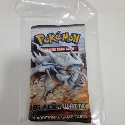 Pokemon Black & White Booster Pack 10 Cards Reshiram English TCG Sealed - Image 1