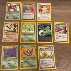 Pokemon Italian Card Lot 10 Cards Team Rocket - Italian - NM - LP Vintage WOTC - Image 1