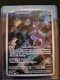 MINT. Centering. ☆☆ Mewtwo 052 Scarlet & Violet Promo Holo Card - Image 1