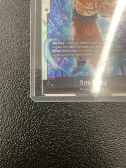 Bandai Son Goku FB04-129 SCR Foil Dragon Ball Super Card Game - Image 4