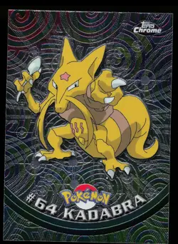 Pokemon Card - Topps Chrome TV Animation Edition Kadabra #64 - Image 1