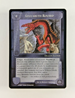 Leucaruth Roused - Middle Earth CCG card (1997 ICE) MECCG Against The Shadow - Image 1