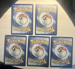 Pokemon Zapdos EX 5 Card Lot Jumbo Black Star Promo 049 MINT!!! POKEMON 151 S&V - Image 3