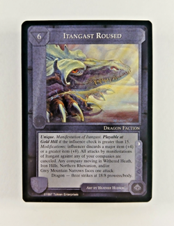 Itangast Roused - Middle Earth CCG card (1997 ICE) MECCG Against The Shadow LotR - Image 1