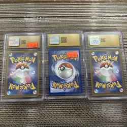 Lot Of 3 Pristine CGC 10 Pokemon Cards Claw Fossil Machoke Feraligatr Fast Ship - Image 5