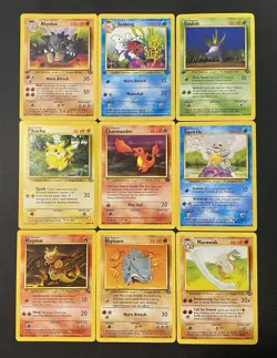 Pokemon WOTC Vintage First Edition Lot (9 Cards) Jungle,Fossil(Read Description) - Image 1
