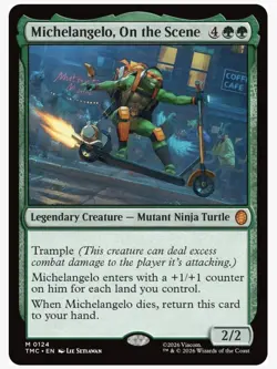 Michelangelo, On the Scene Commander: Teenage Mutant Ninja Turtles Regular NM/M - Image 1