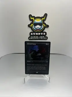 X1 Infernal Grasp Dark Frame Foil Promo Pack MTG Innistrad 389 - Image 1