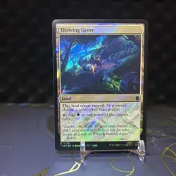 MTG Thriving Grove (Surge Foil) Commander: Teenage Mutant Ninja Turtles Foil - Image 1