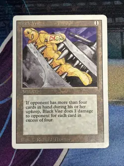 Magic: the Gathering 1994 Revised Edition: Black Vise (MP) - Image 1