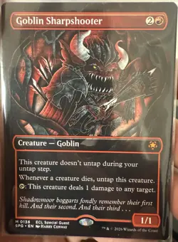 Goblin Sharpshooter (Borderless) Special Guests Regular FROM PACK TO SLEEVE!!! - Image 1