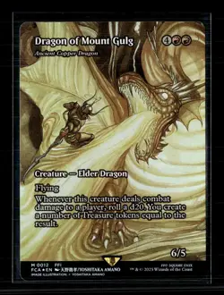 Magic: The Gathering Dragon of Mount Gulg Showcase FINAL FANTASY M 12 Foil - Image 1