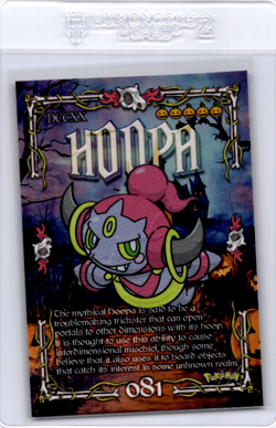 hoopa Peruvian Halloween Pokemon card - Image 1