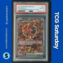 2025 POKEMON MEP PROMO ULTRA-PREMIUM COLLECTION #024 ORICORIO EX PSA 8 - Image 1