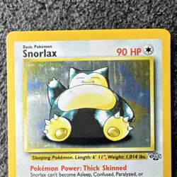Pokemon TCG Snorlax Jungle 11/64 Holo Rare 90 HP Body Slam 30 1999 - Image 3