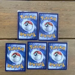 Pokemon TCG Pikachu Card Lot 5 Regular Finish Lightning Standard English Cards - Image 2