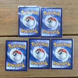 Pokemon TCG Pikachu Card Lot 5 Regular Finish Lightning Standard English Cards - Image 3