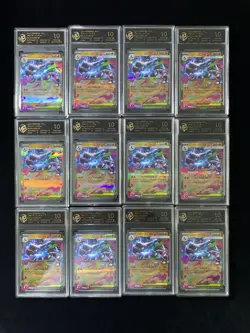 2025 Pokemon JPN M2 013/080 RR Mega Charizard X ex RPA 10 Pristine Lot*12 B LT97 - Image 1