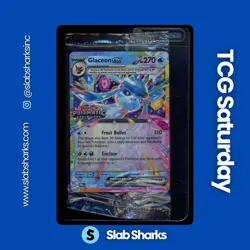 2025 POKEMON PRISMATIC EVOLUTIONS SUPRISE BOX STAMPED PROMO #026/131 GLACEON EX - Image 1