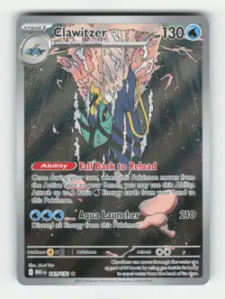 Clawitzer - 141/132 ME01: Mega Evolution (MEG) 141/132 Holofoil Illustration ... - Image 1
