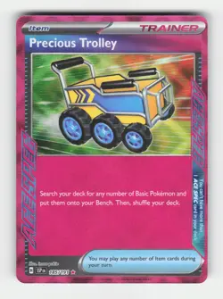 Precious Trolley SV08: Surging Sparks (SSP) 185/191 Holofoil ACE SPEC Rare NM EN - Image 1