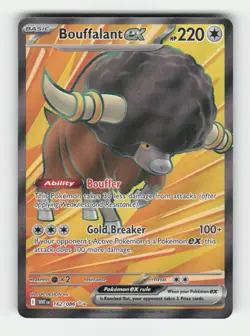 Bouffalant ex - 162/086 SV: White Flare (WHT) 162/086 Holofoil Ultra Rare NM EN - Image 1