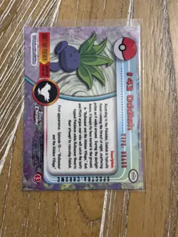 2000 Pokemon Topps Chrome Oddish SPECTRA! - Image 2