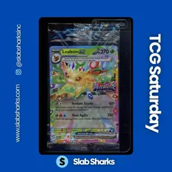 2025 POKEMON PRISMATIC EVOLUTIONS SUPRISE BOX STAMPED PROMO #006/131 LEAFEON EX - Image 1