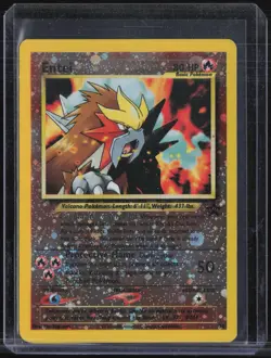 2001 Pokemon Black Star Promo Spell Of The Unknown #34 Entei #1 - Image 1