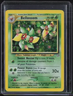 2000 Pokemon Neo Genesis #3 Bellossom - Image 1