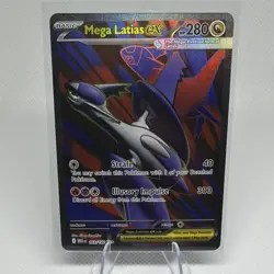 Pokemon Mega Latias EX 163/132 Me01: Mega Evolution Full Art Holo Ultra Rare - Image 1
