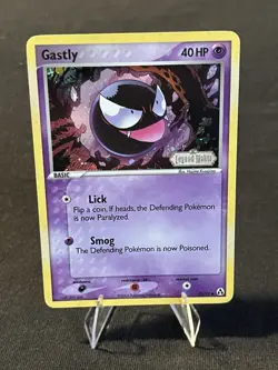 Pokemon TCG Gastly EX Legend Maker Reverse Holo Stamped 52/92 LP - Image 1